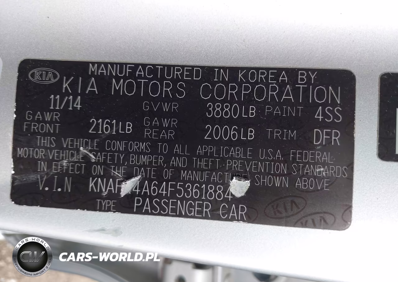 2015 Kia Forte Lx VIN:KNAFK4A64F5361884 - 9