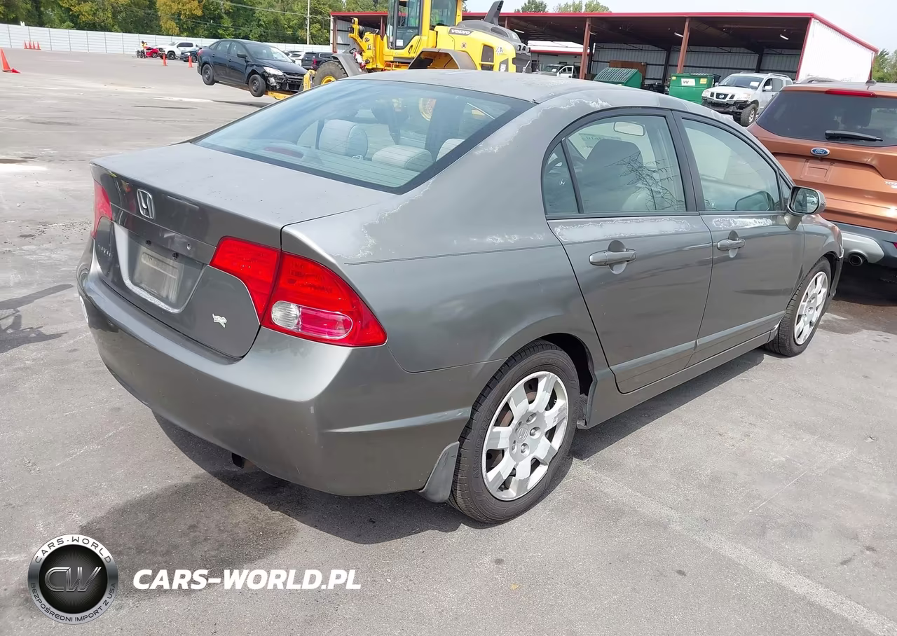 2008 Honda Civic Lx VIN:2HGFA15548H514704 - 4