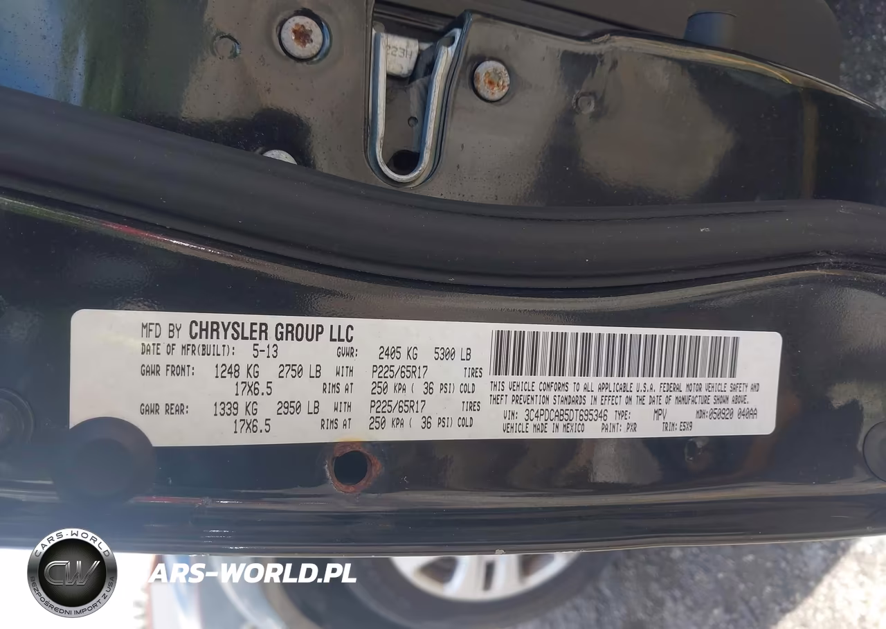 2013 Dodge Journey American Value Pkg VIN:3C4PDCAB5DT695346 - 9