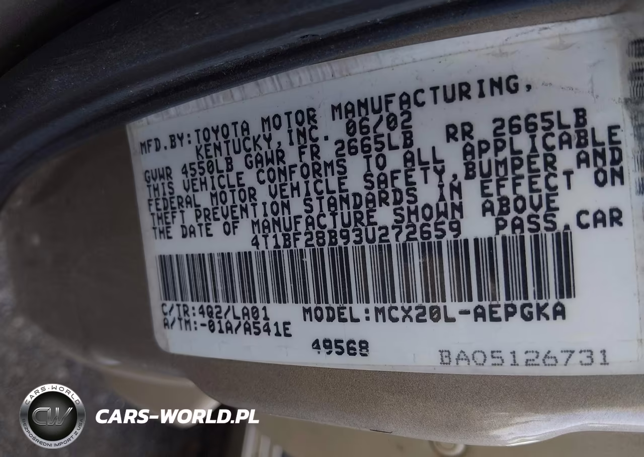 2003 Toyota Avalon Xls VIN:4T1BF28B93U272659 - 9