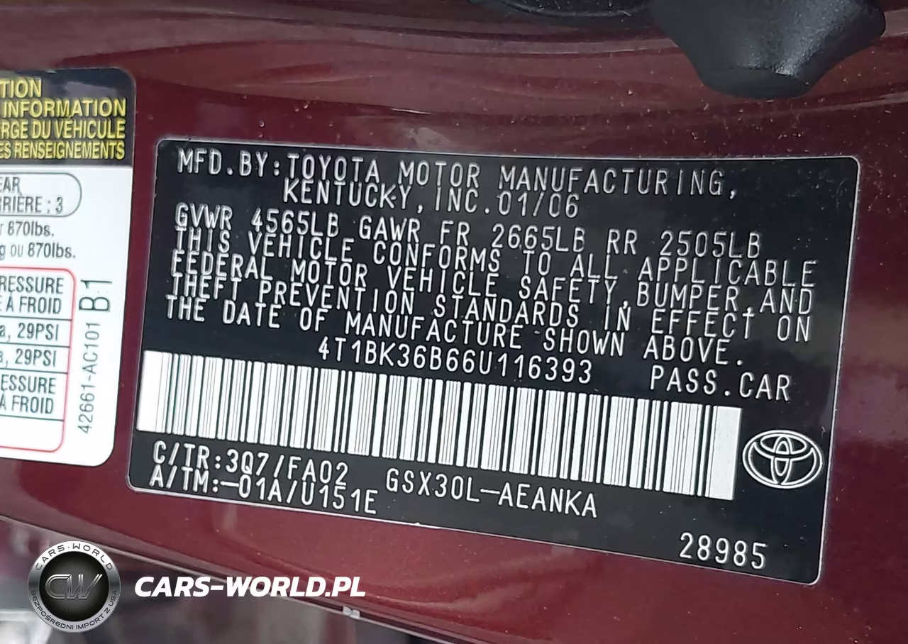 2006 Toyota Avalon Xl VIN:4T1BK36B66U116393 - 9