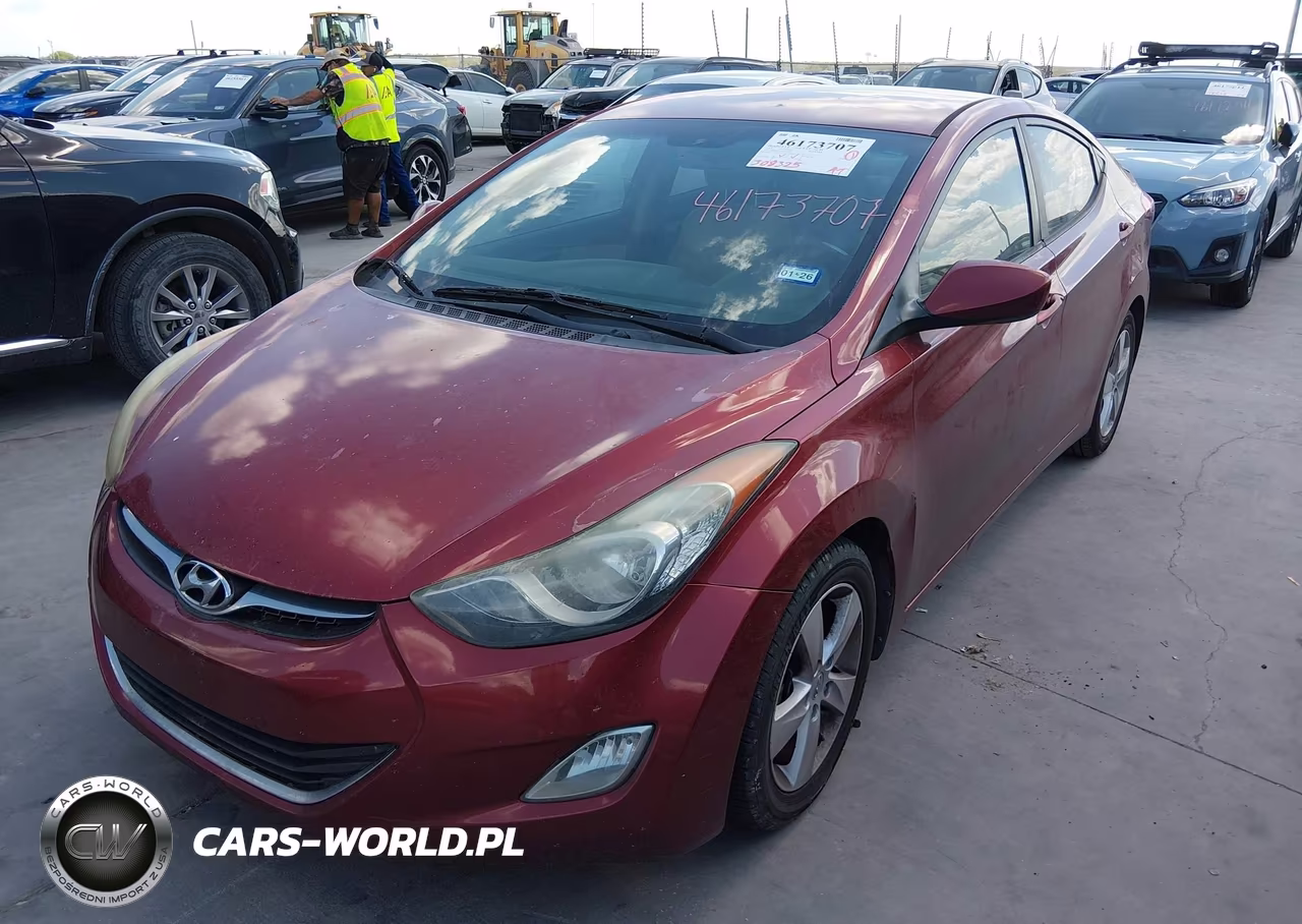 2013 Hyundai Elantra Gls VIN:5NPDH4AE4DH231407 - 2