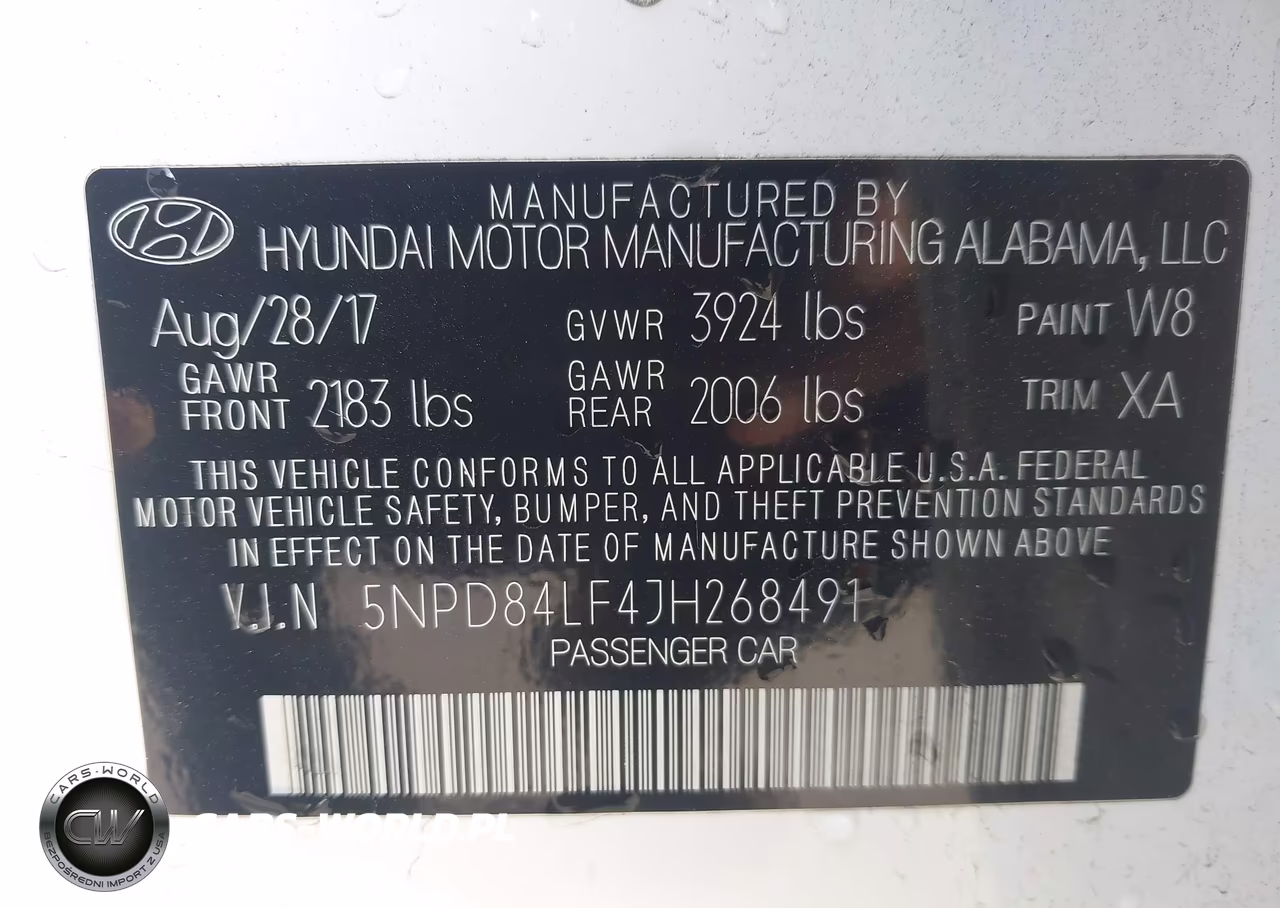 2018 Hyundai Elantra Limited VIN:5NPD84LF4JH268491 - 9
