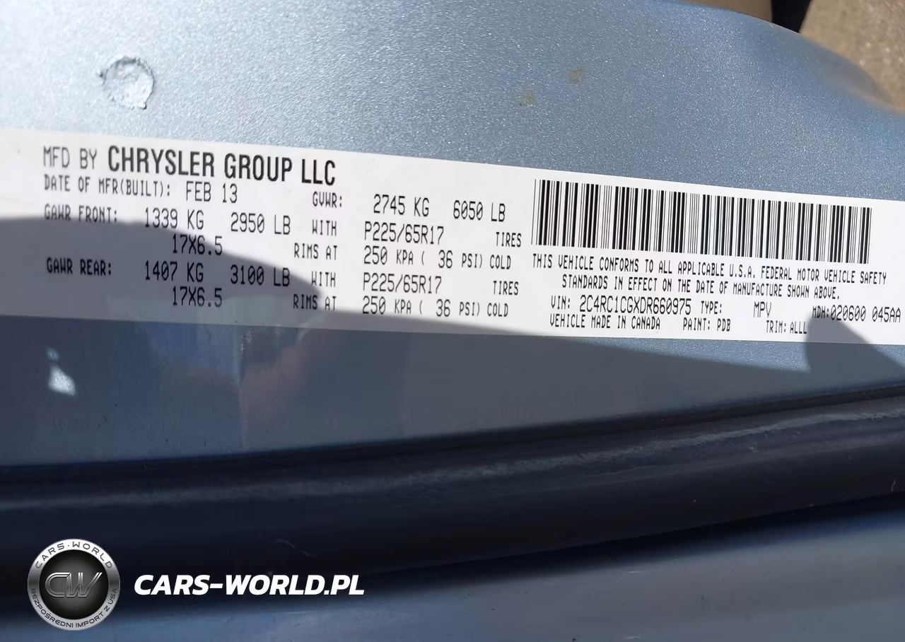 2013 Chrysler Town & Country Touring-L VIN:2C4RC1CGXDR660975 - 9