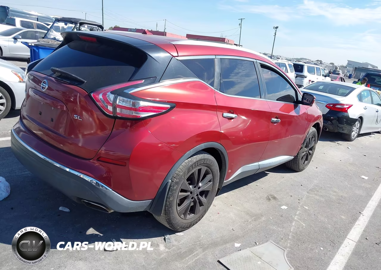 2016 Nissan Murano Sl VIN:5N1AZ2MG0GN127403 - 4