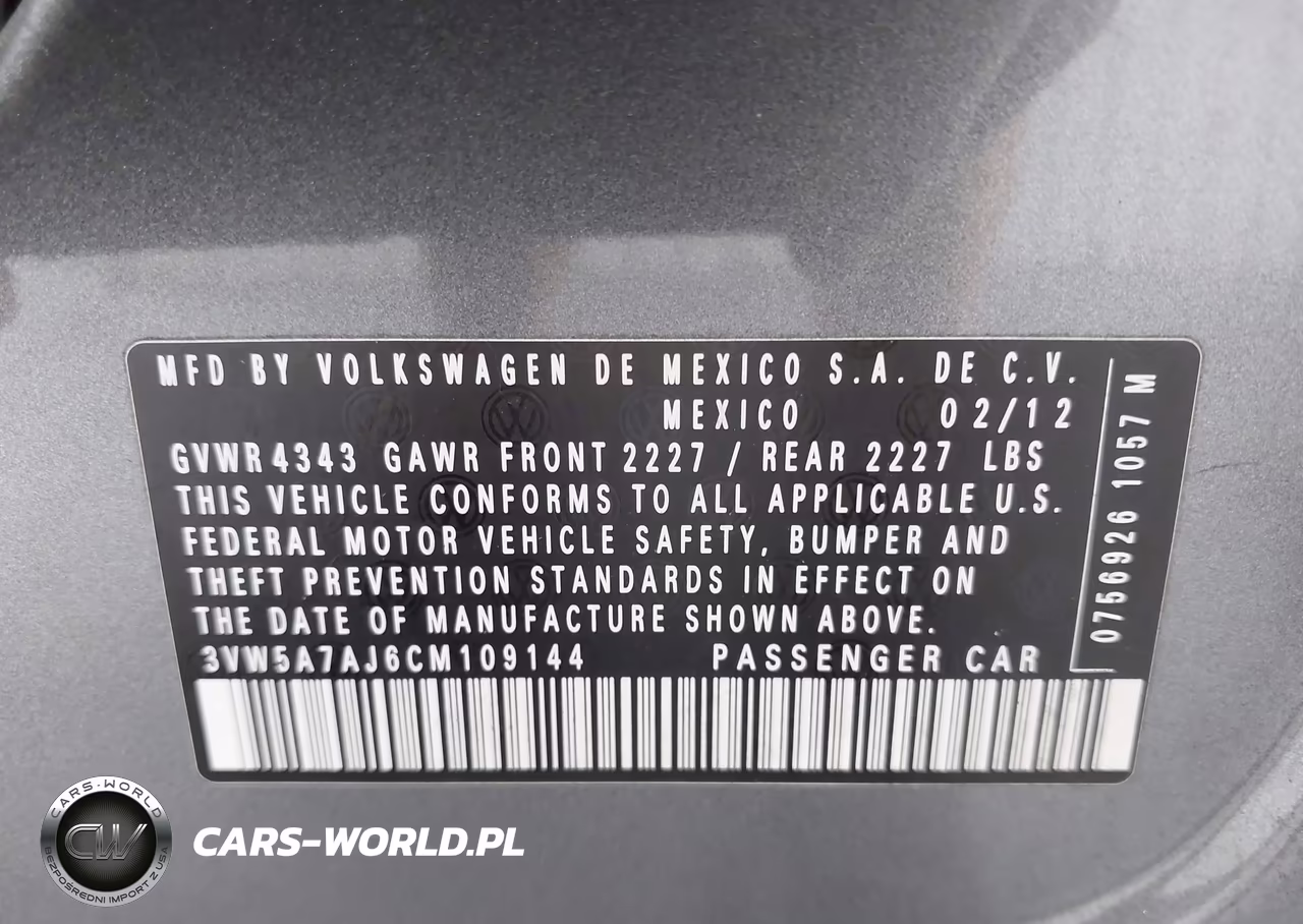2012 Volkswagen Jetta Gli VIN:3VW5A7AJ6CM109144 - 9