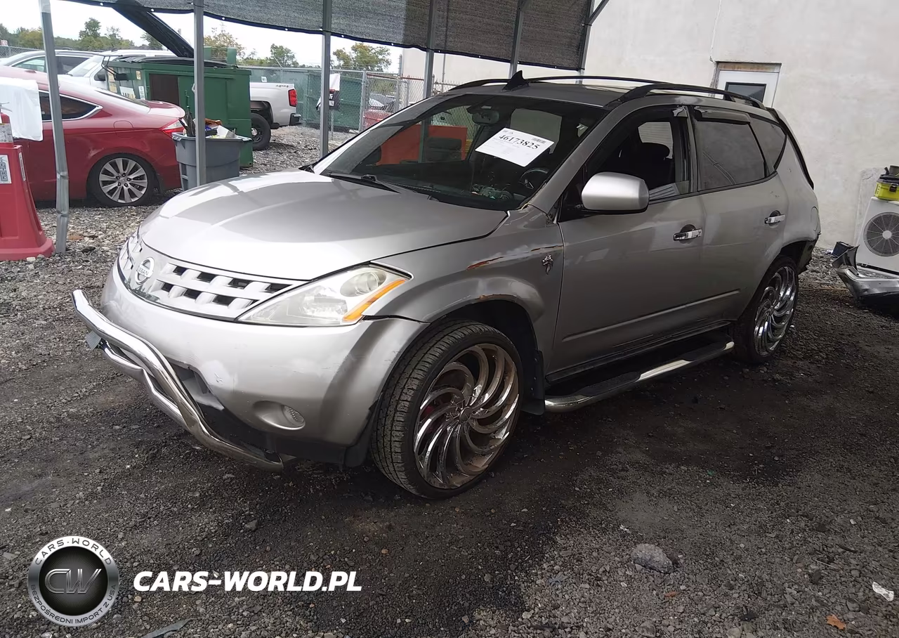 2005 Nissan Murano Sl VIN:JN8AZ08W35W426177 - 2