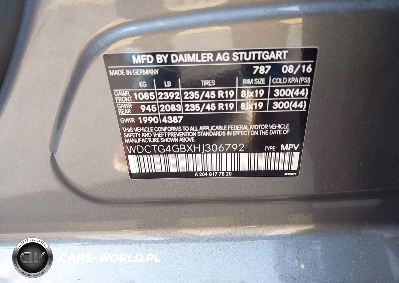 2017 Mercedes-Benz Gla 250 4Matic VIN:WDCTG4GBXHJ306792 - 9