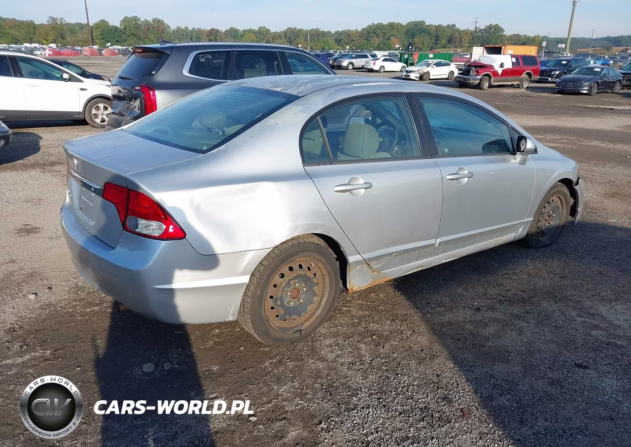 2010 Honda Civic Lx VIN:2HGFA1F51AH312620 - 4