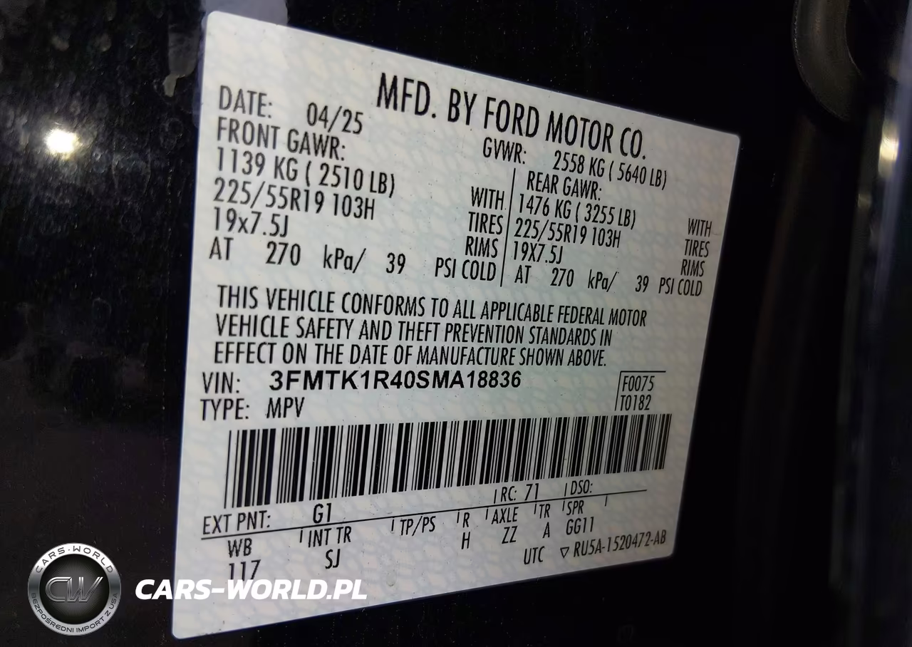 2025 Ford Mustang Mach-E Select VIN:3FMTK1R40SMA18836 - 9