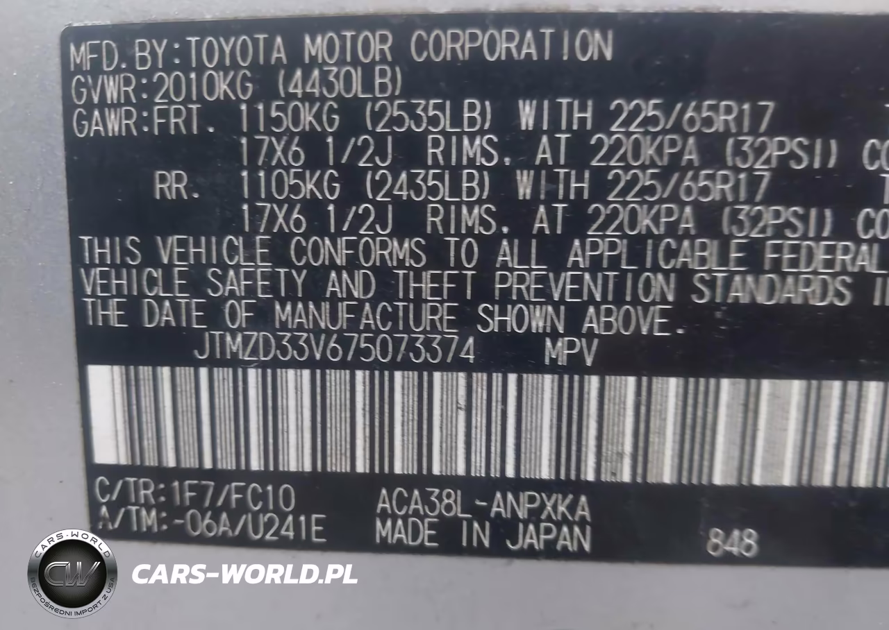 2007 Toyota Rav4 VIN:JTMZD33V675073374 - 9