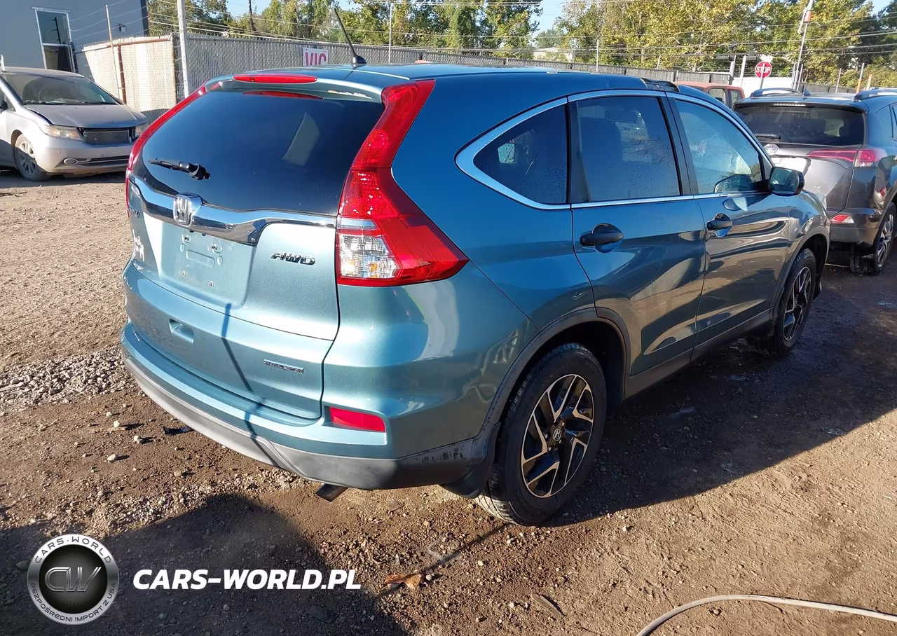 2016 Honda Cr-V Se VIN:5J6RM4H45GL013601 - 4