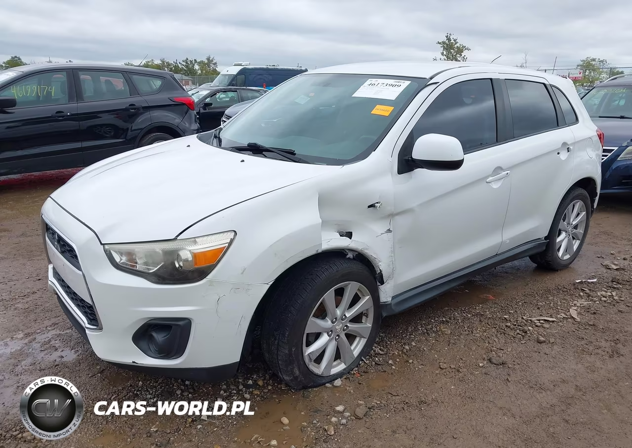 2014 Mitsubishi Outlander Sport Es VIN:4A4AP3AU1EE006802 - 2