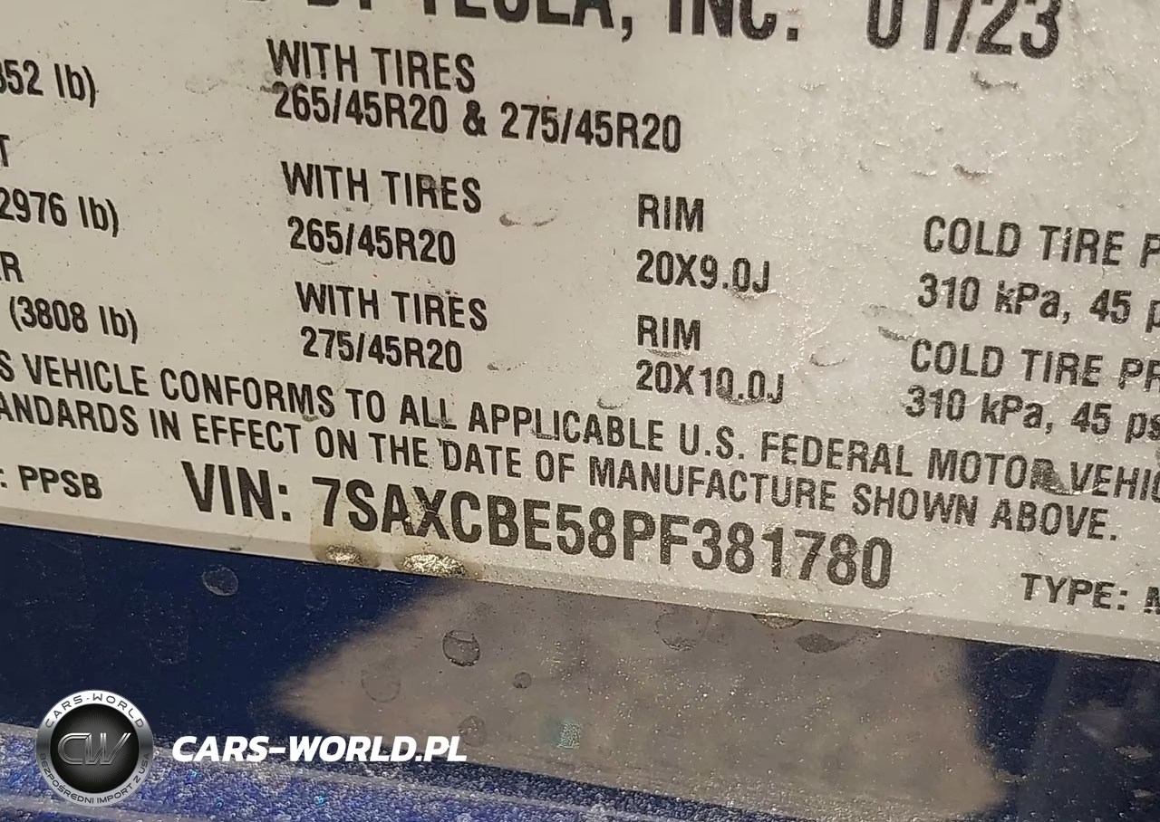 2023 Tesla Model X Dual Motor All-Wheel Drive-Standard Range VIN:7SAXCBE58PF381780 - 9