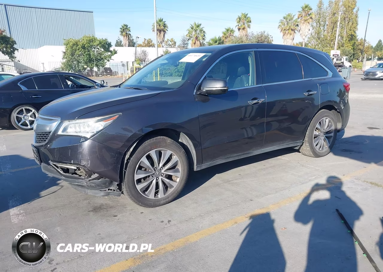 2015 Acura Mdx Technology Package VIN:5FRYD3H44FB007865 - 2