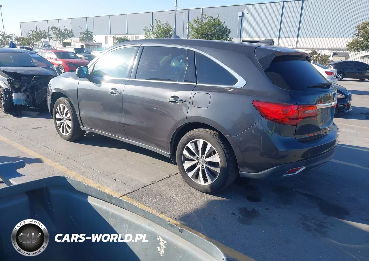 2015 Acura Mdx Technology Package VIN:5FRYD3H44FB007865 - 3