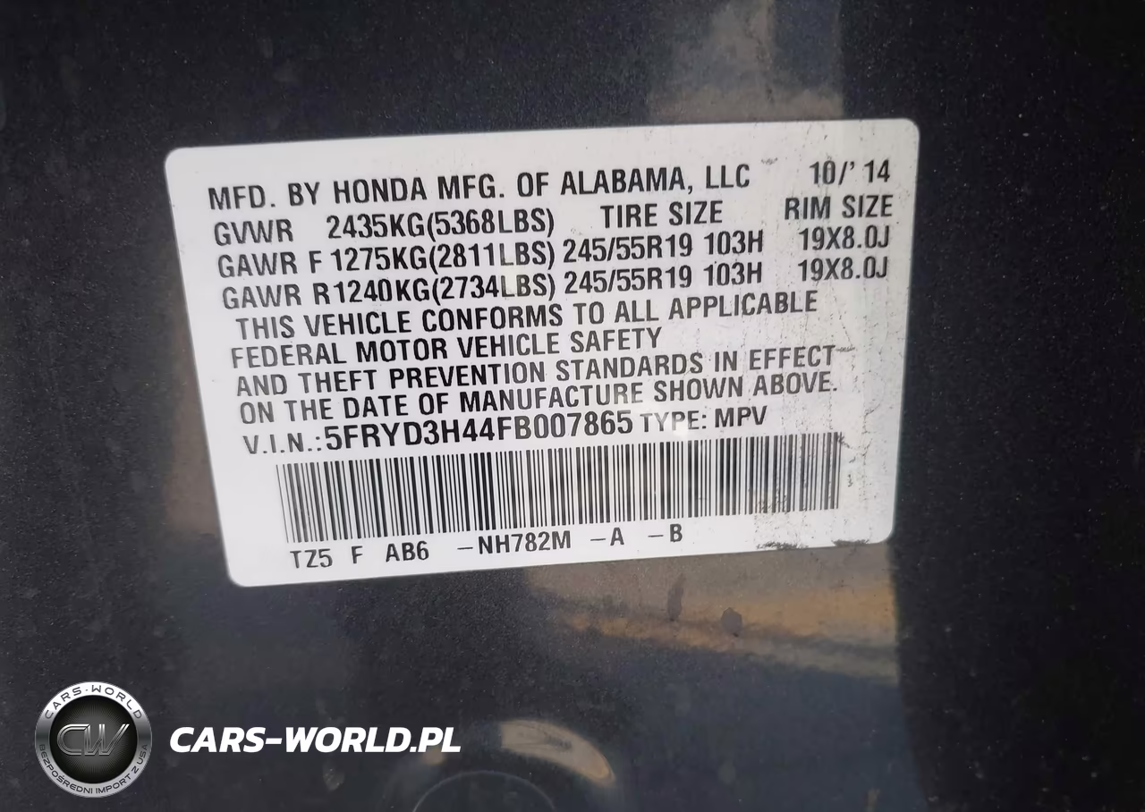 2015 Acura Mdx Technology Package VIN:5FRYD3H44FB007865 - 9