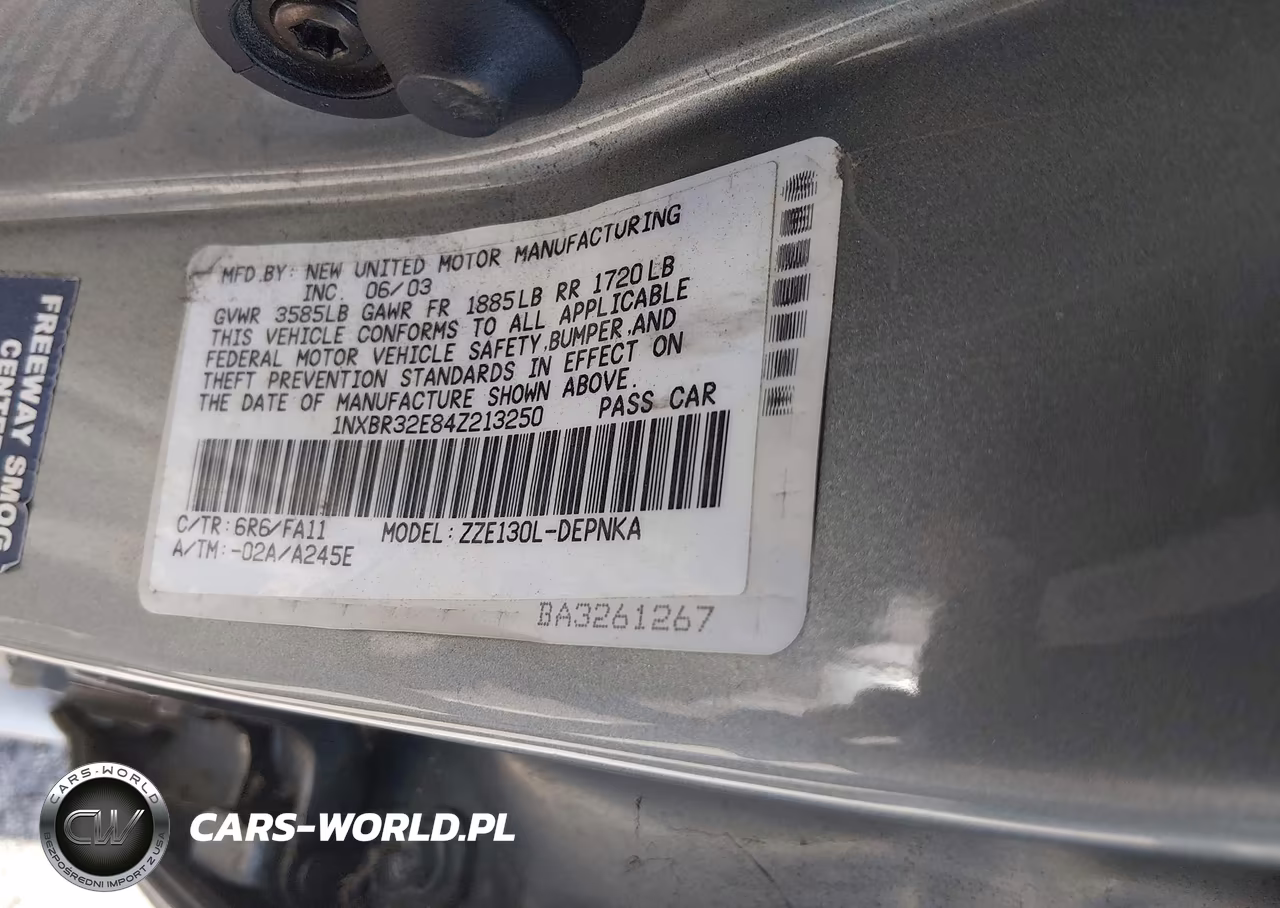 2004 Toyota Corolla Le VIN:1NXBR32E84Z213250 - 9