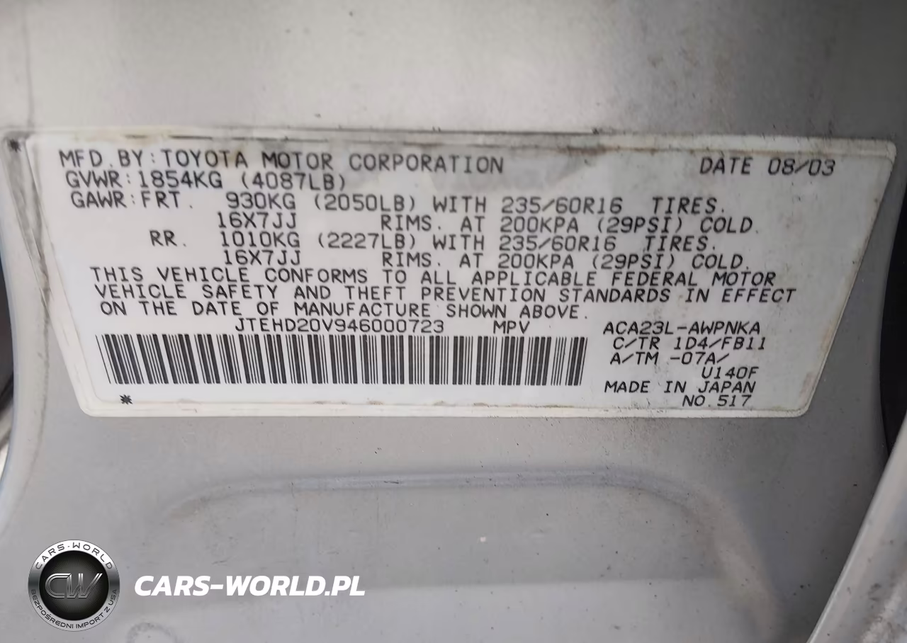 2004 Toyota Rav4 VIN:JTEHD20V946000723 - 9