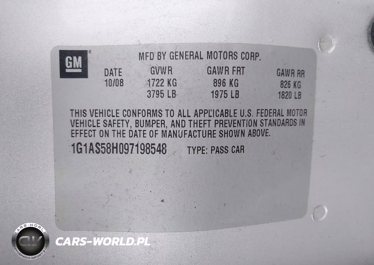 2009 Chevrolet Cobalt Ls VIN:1G1AS58H097198548 - 9