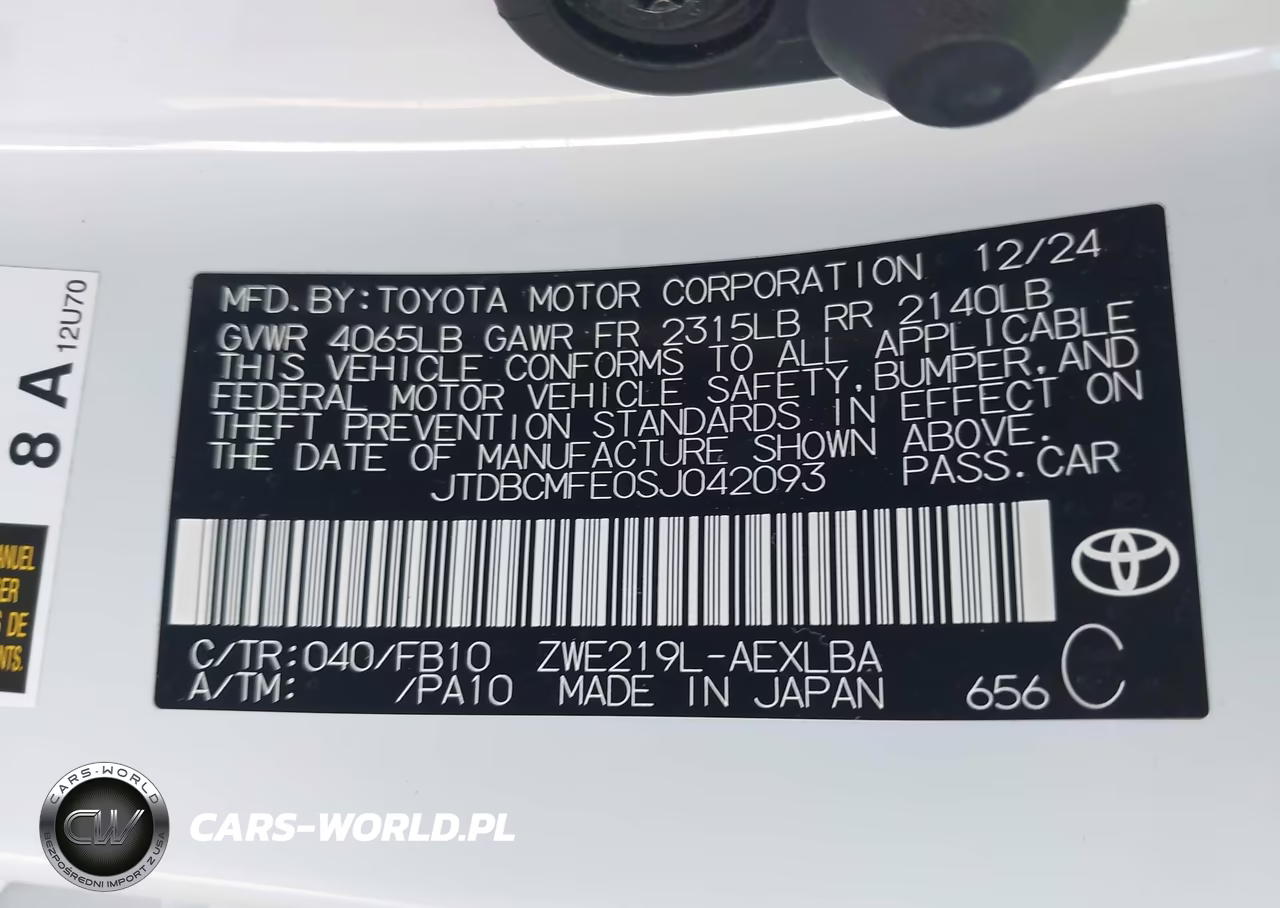 2025 Toyota Corolla Hybrid Le VIN:JTDBCMFE0SJ042093 - 9