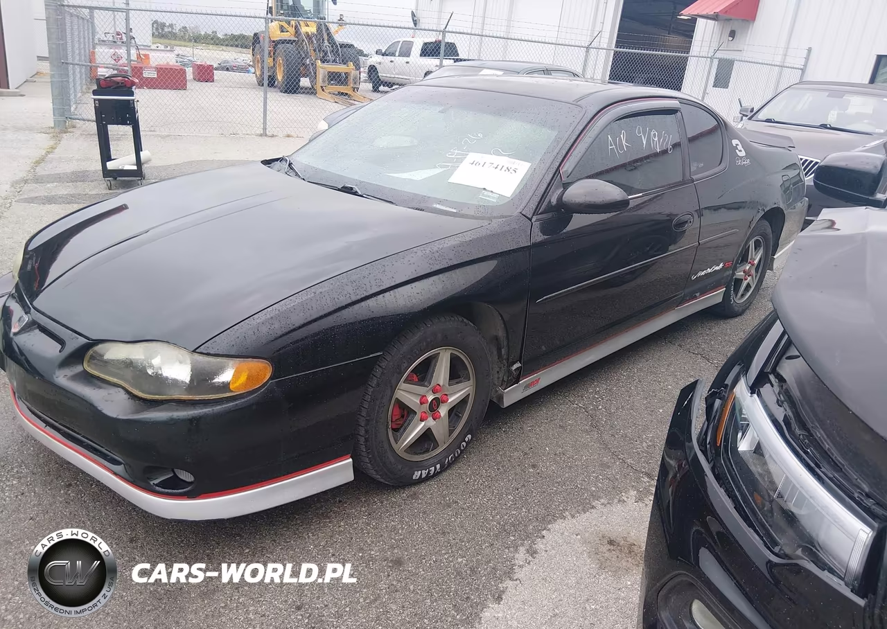 2002 Chevrolet Monte Carlo Ss VIN:2G1WX15K929239618 - 2
