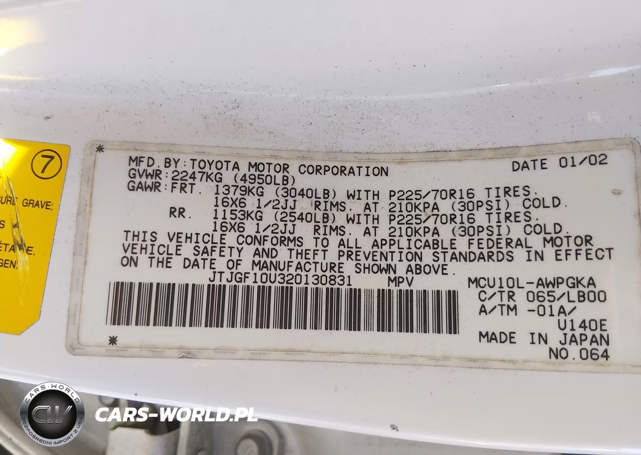 2002 Lexus Rx 300 VIN:JTJGF10U320130831 - 9