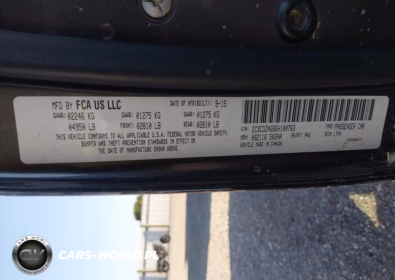 2016 Dodge Challenger Sxt VIN:2C3CDZAG8GH100763 - 9
