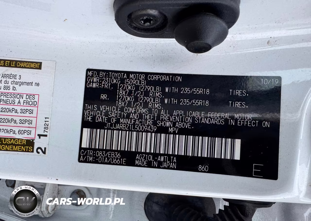 2020 Lexus Nx 300 F Sport VIN:JTJJARBZ1L5009439 - 9