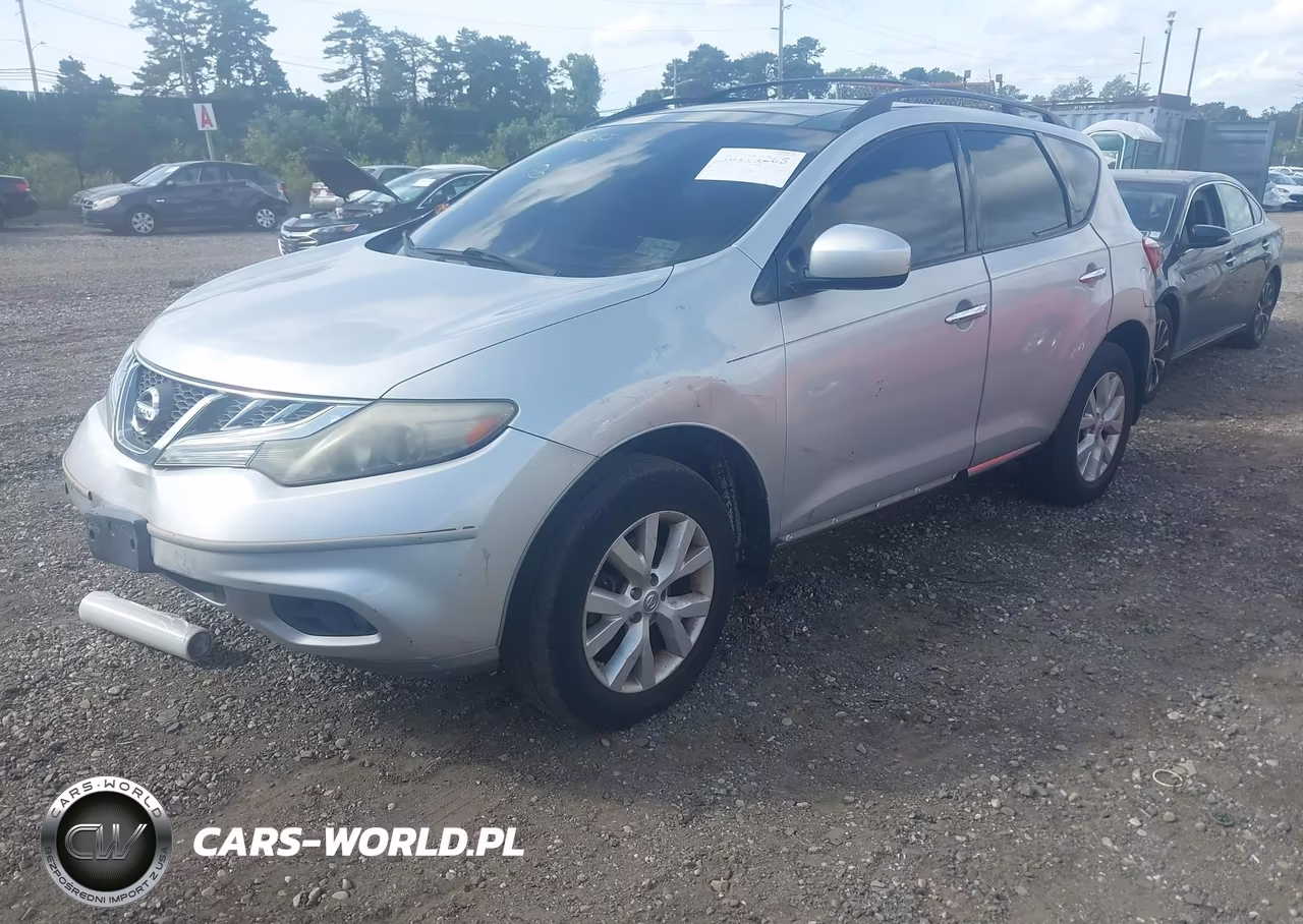 2011 Nissan Murano Sv VIN:JN8AZ1MW2BW168063 - 2