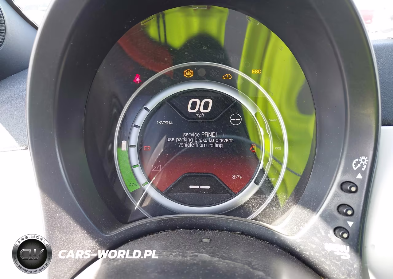 2015 Fiat 500E Battery Electric VIN:3C3CFFGE9FT570224 - 13
