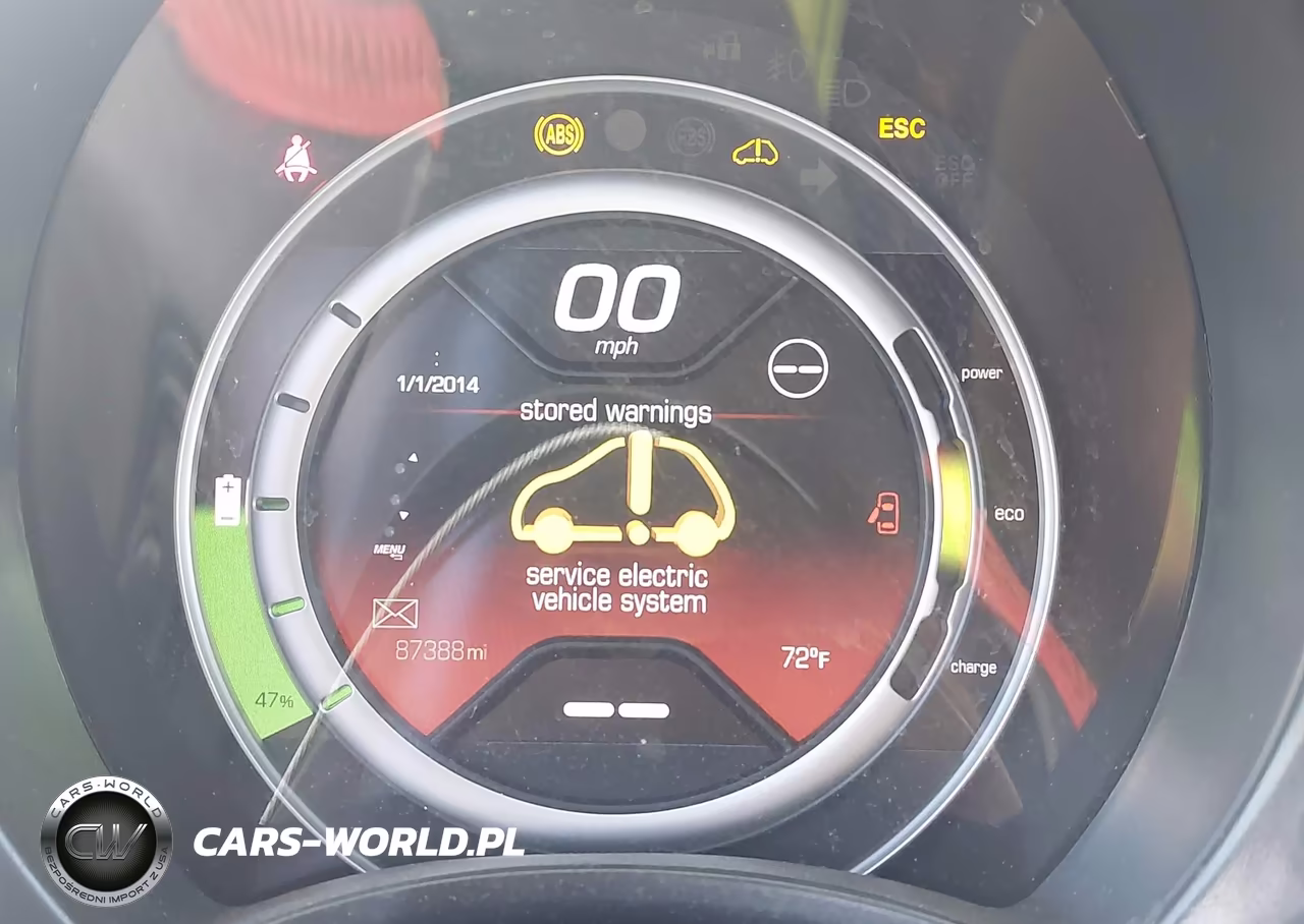 2015 Fiat 500E Battery Electric VIN:3C3CFFGE9FT570224 - 7