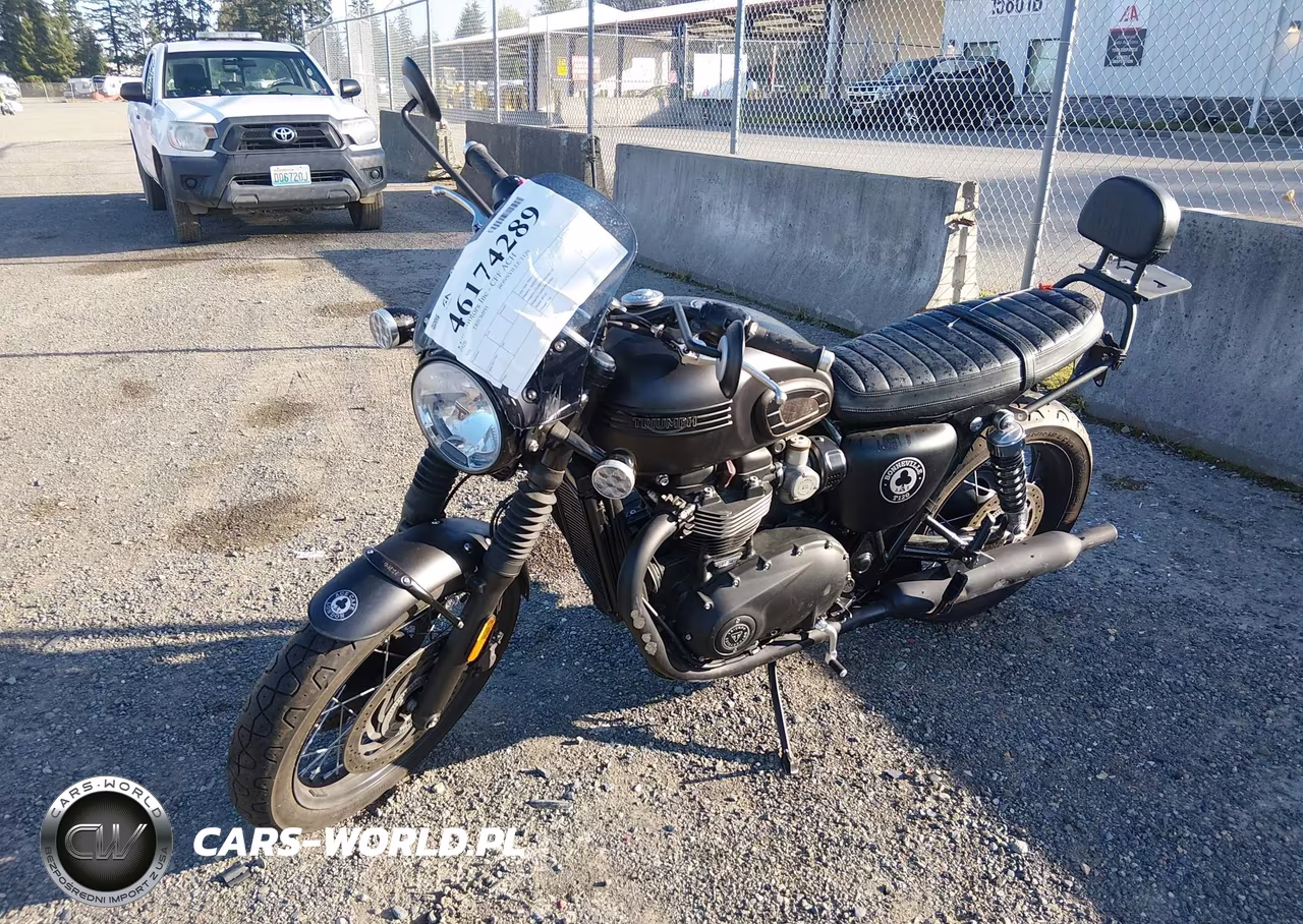2020 Triumph Motorcycle Bonneville T120-Black-Bud Ekins VIN:SMTD40HL1LT958959 - 2