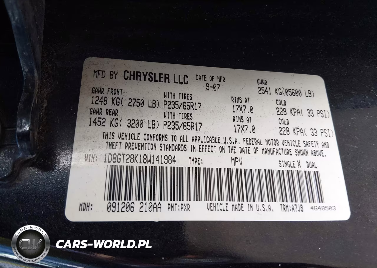 2008 Dodge Nitro Sxt VIN:1D8GT28K18W141984 - 9