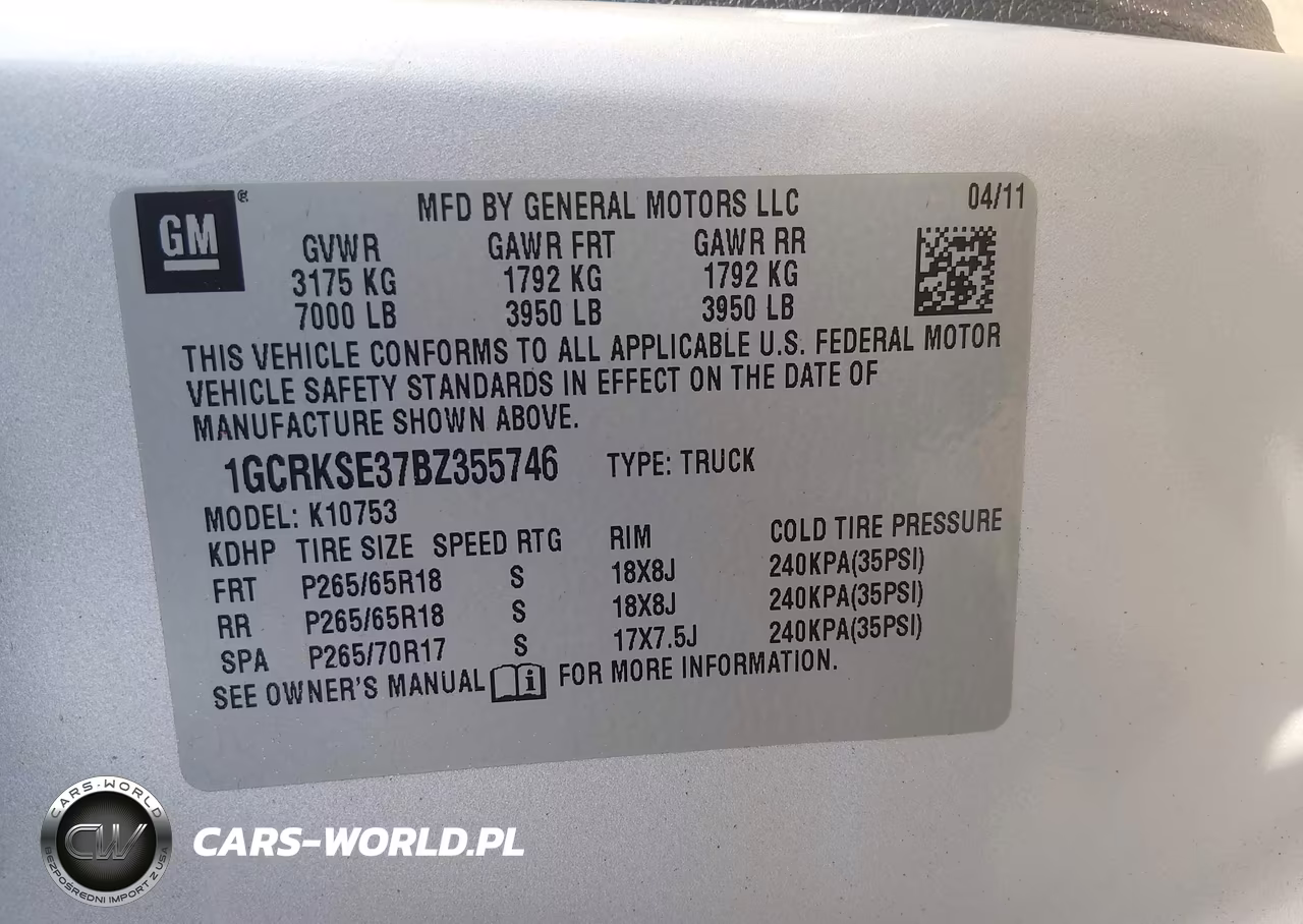 2011 Chevrolet Silverado 1500 Lt VIN:1GCRKSE37BZ355746 - 9