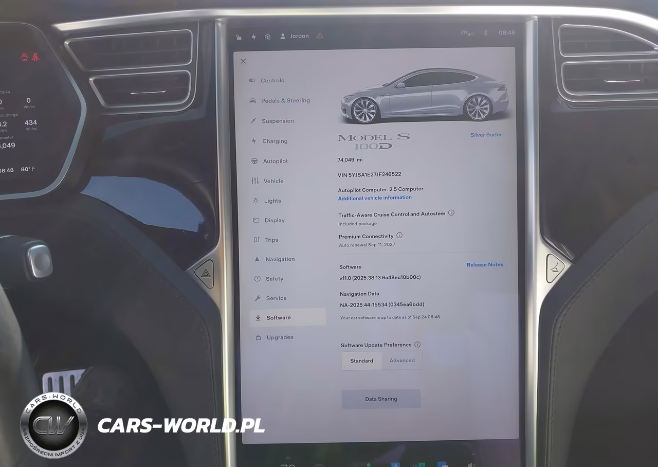 2018 Tesla Model S 100D-75D-P100D VIN:5YJSA1E27JF246522 - 7