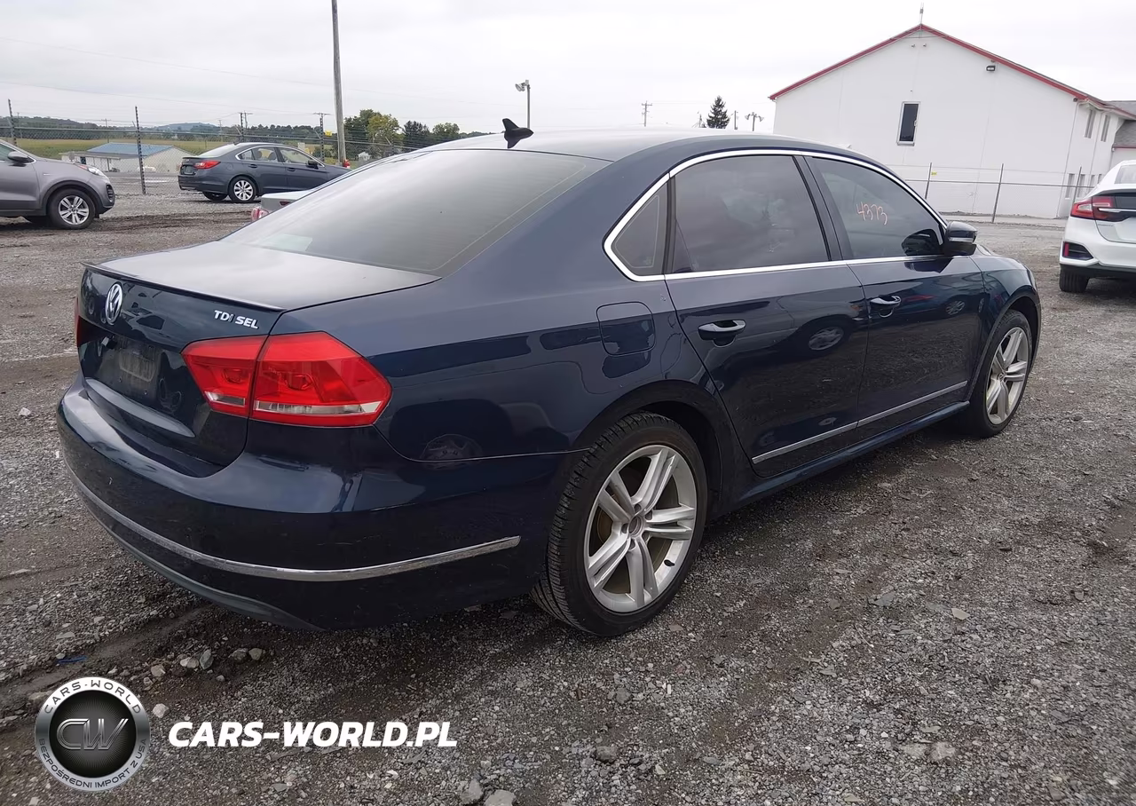 2014 Volkswagen Passat 2.0L Tdi Sel Premium VIN:1VWCN7A34EC017676 - 4