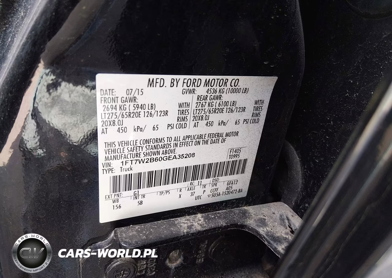 2016 Ford F-250 Lariat VIN:1FT7W2B60GEA35208 - 9