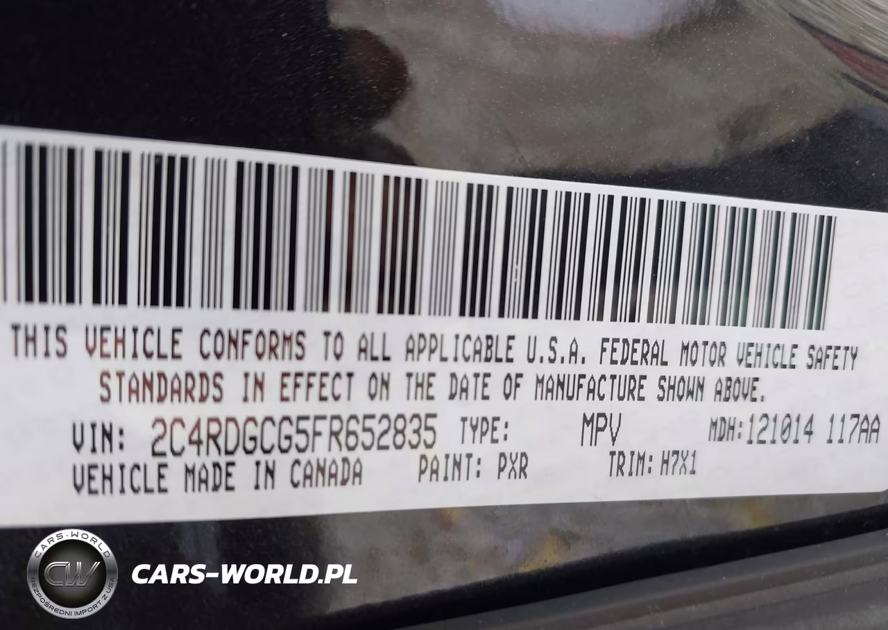 2015 Dodge Grand Caravan Sxt VIN:2C4RDGCG5FR652835 - 9