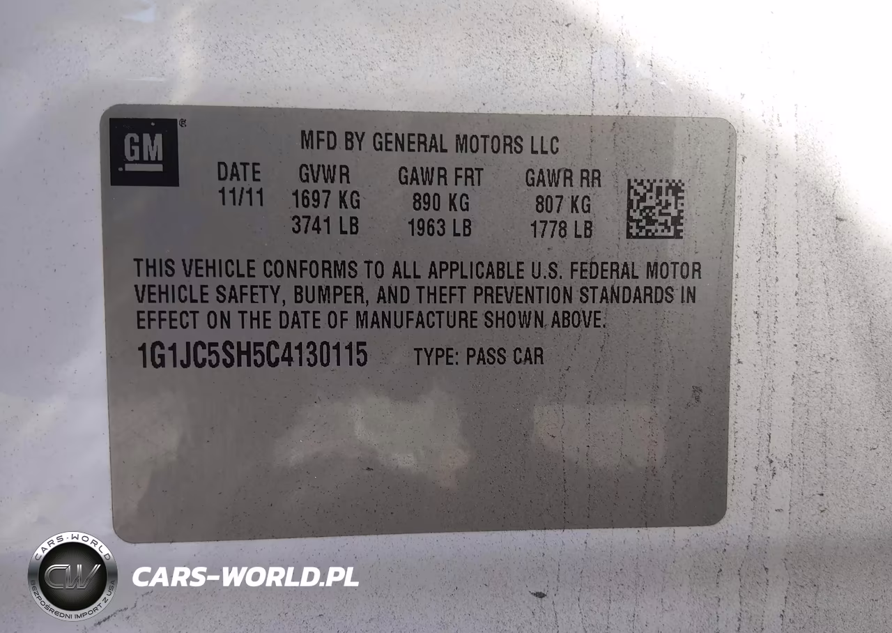 2012 Chevrolet Sonic 2Lt VIN:1G1JC5SH5C4130115 - 9