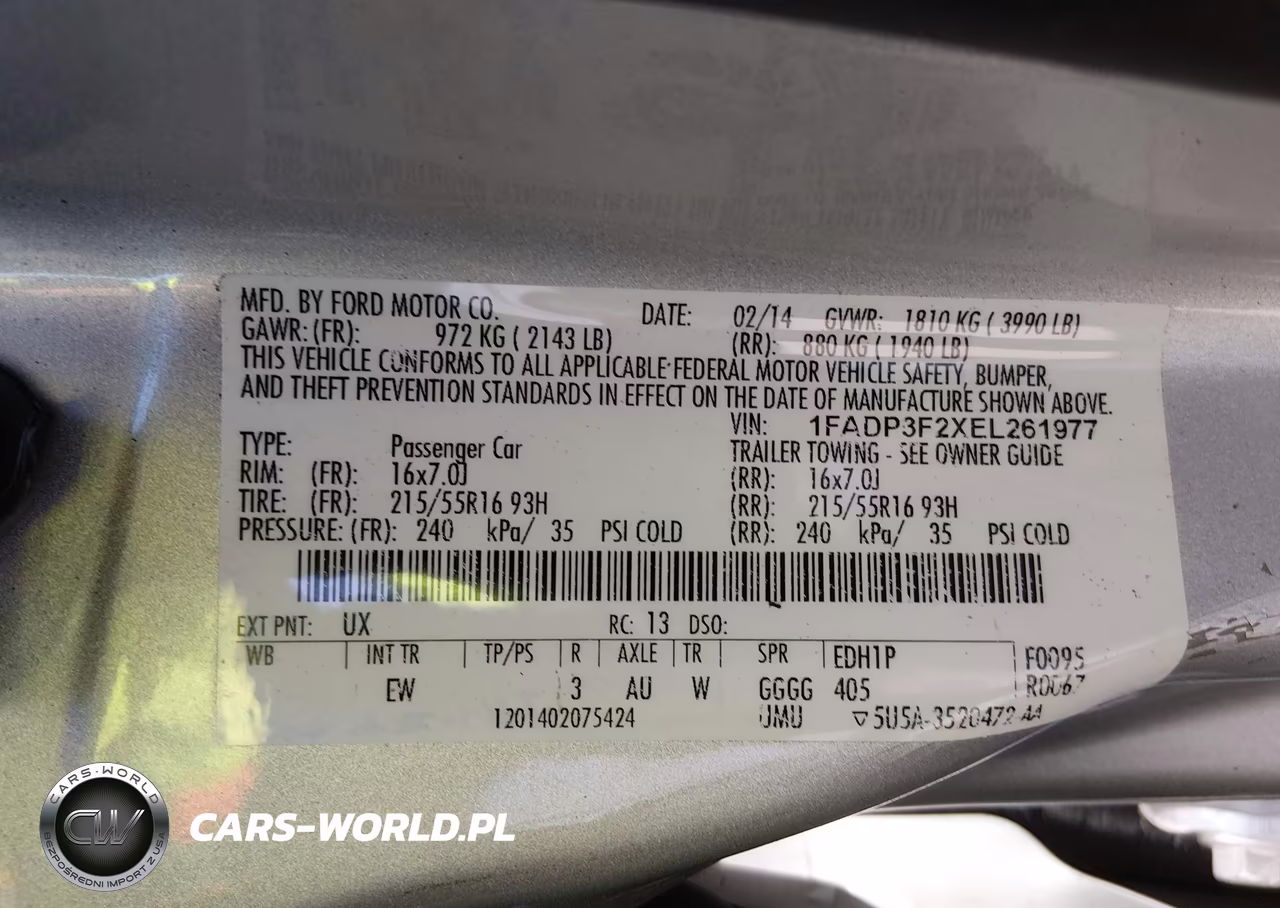 2014 Ford Focus Se VIN:1FADP3F2XEL261977 - 9