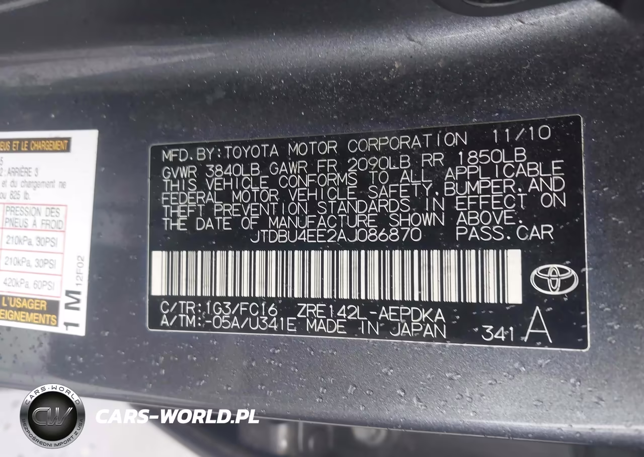 2010 Toyota Corolla Le VIN:JTDBU4EE2AJ086870 - 9