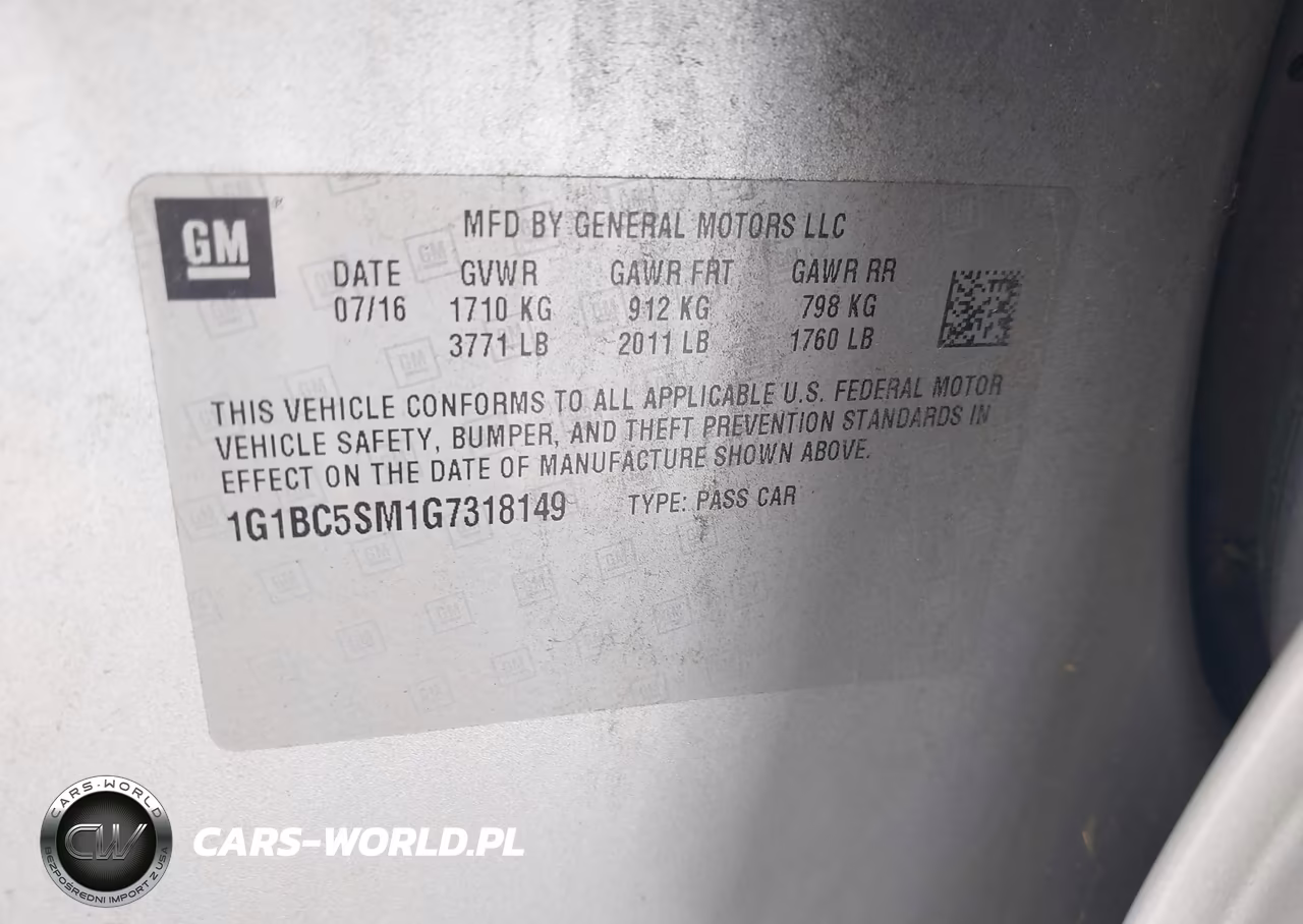 2016 Chevrolet Cruze Ls Auto VIN:1G1BC5SM1G7318149 - 9