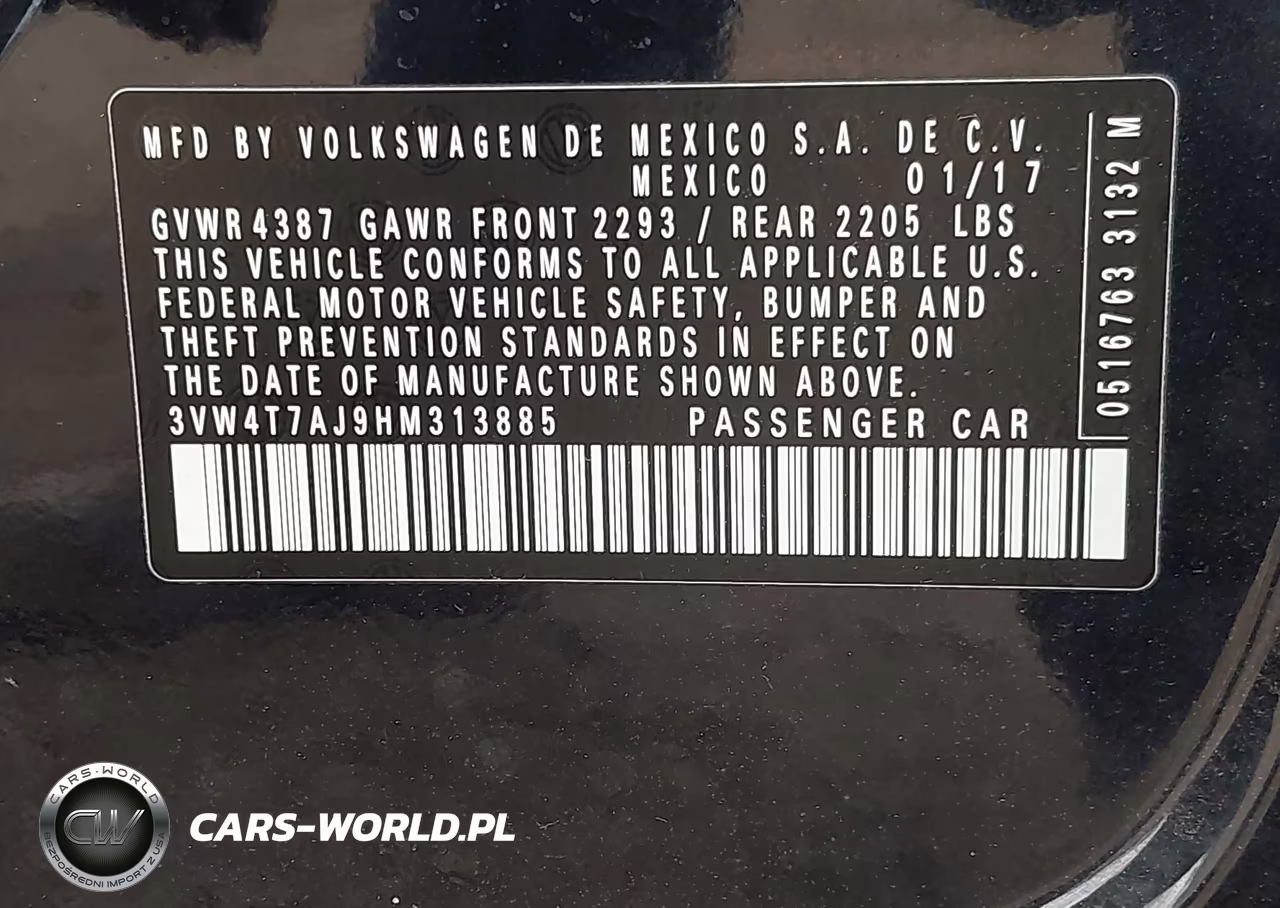 2017 Volkswagen Jetta Gli VIN:3VW4T7AJ9HM313885 - 9