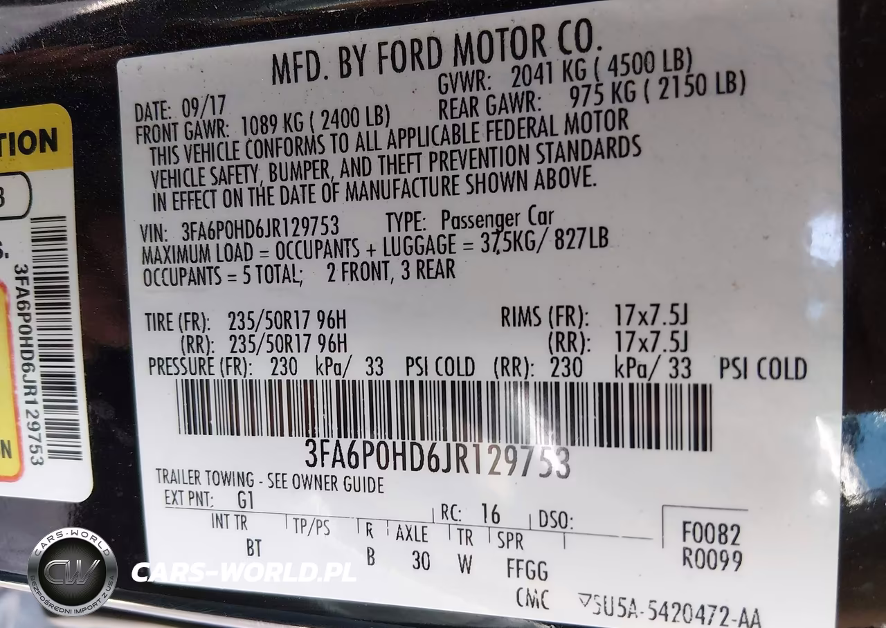 2018 Ford Fusion Se VIN:3FA6P0HD6JR129753 - 9