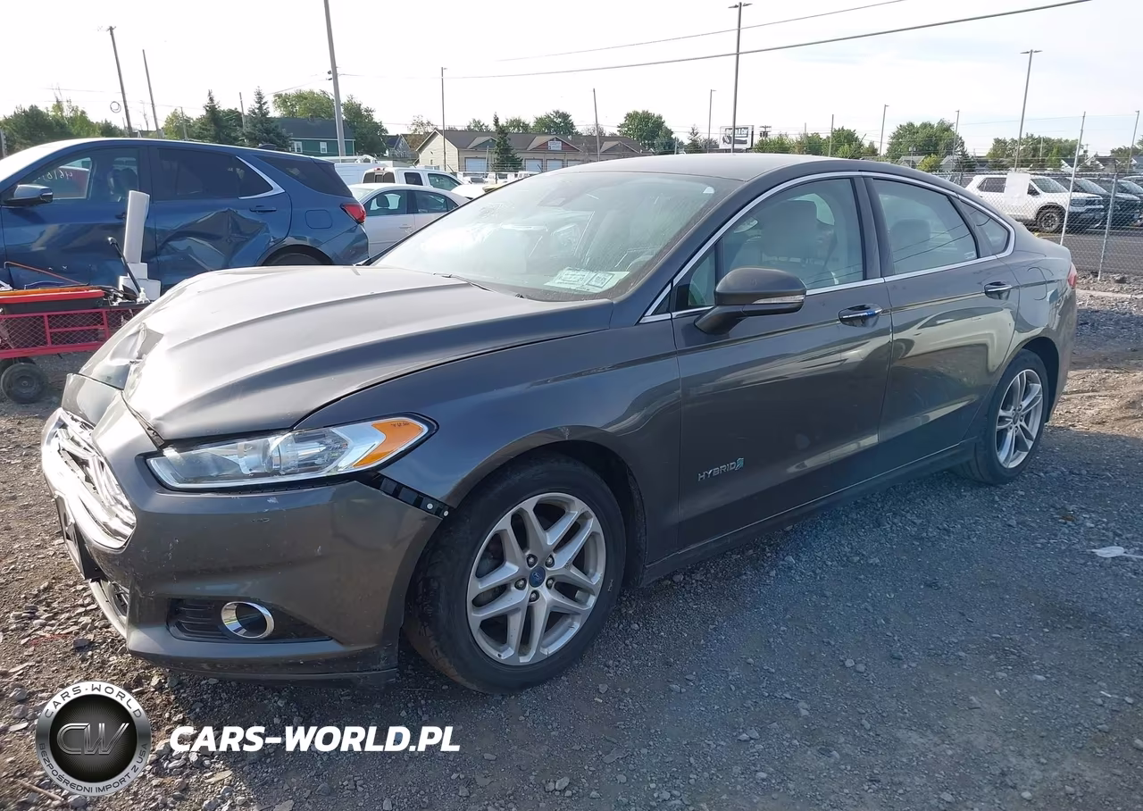 2016 Ford Fusion Hybrid Titanium VIN:3FA6P0RU4GR325200 - 2