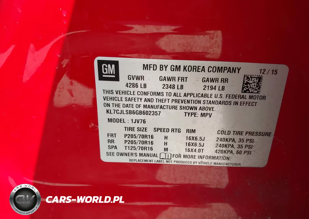2016 Chevrolet Trax Lt VIN:KL7CJLSB6GB602357 - 9