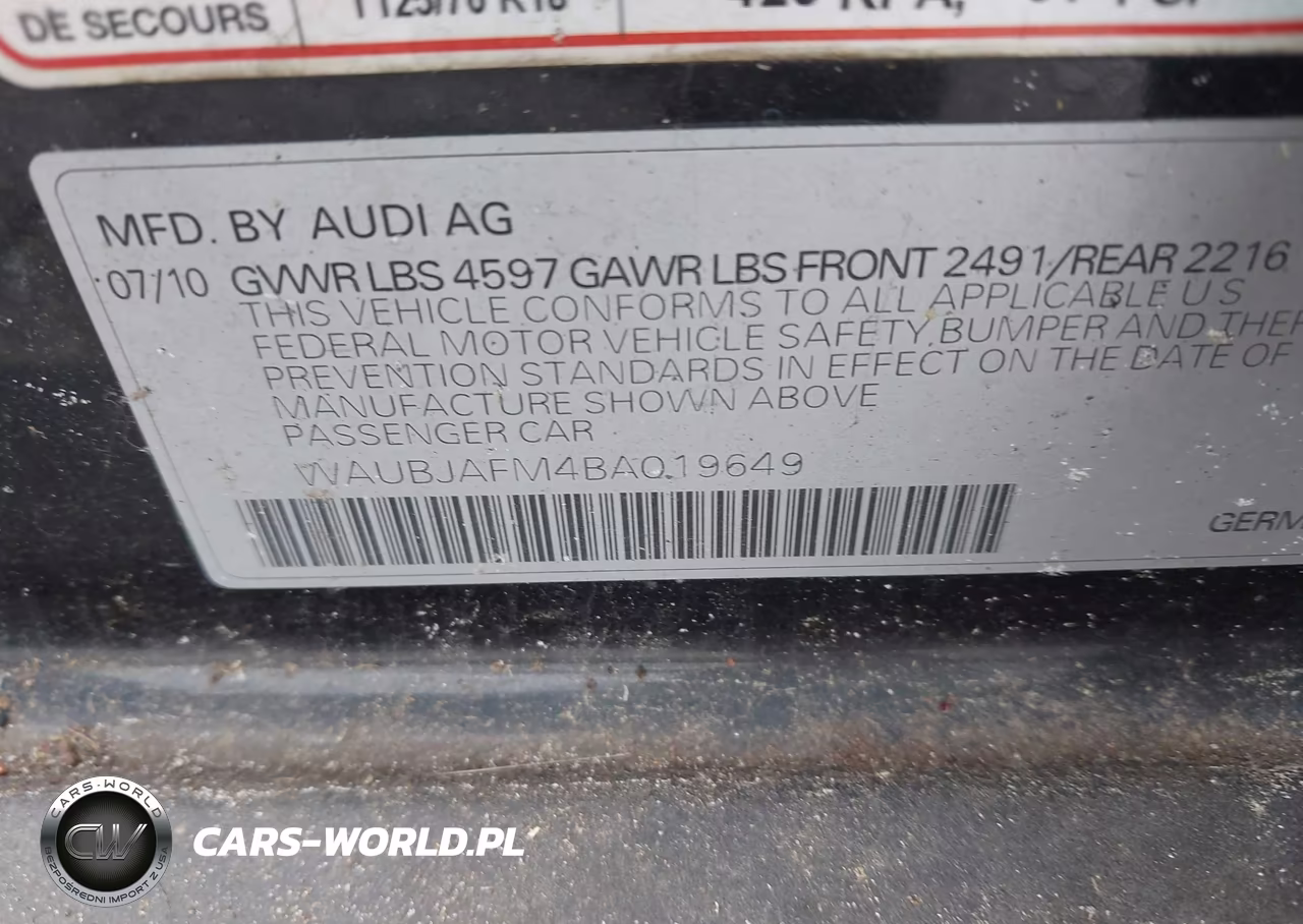 2011 Audi A3 2.0 Tdi Premium VIN:WAUBJAFM4BA019649 - 9