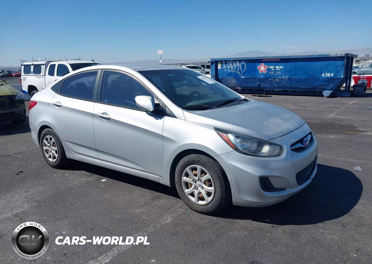 2012 Hyundai Accent Gls VIN:KMHCT4AE9CU223006 - 1