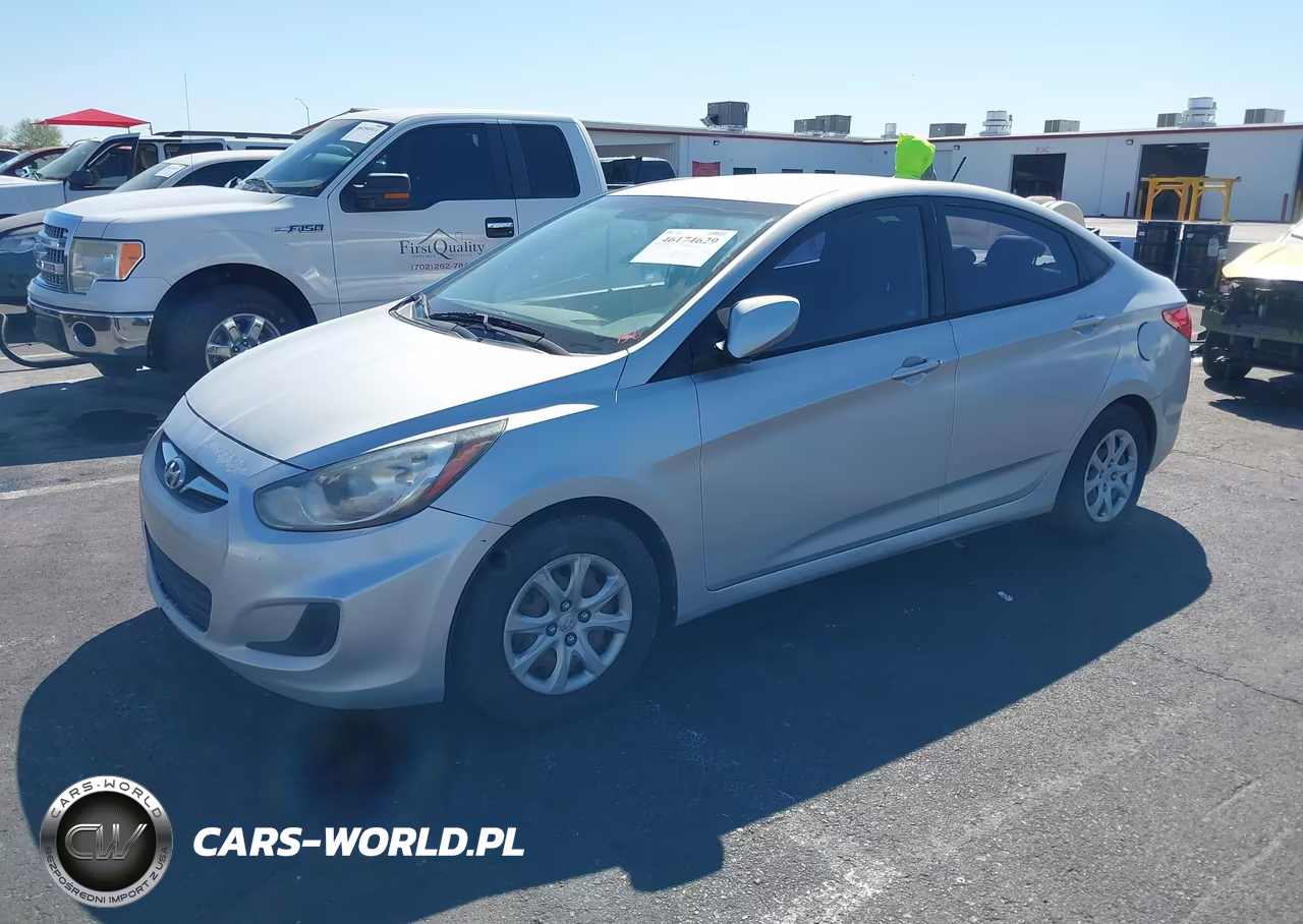 2012 Hyundai Accent Gls VIN:KMHCT4AE9CU223006 - 2